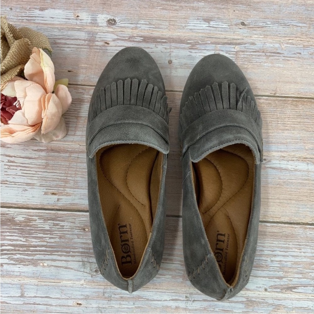 BORN McGee suede loafers
